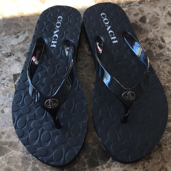 Coach Shoes - Coach flip flops. Size 6